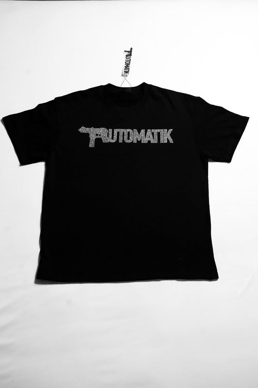 Platinum Rhinestone Automatik Shirt