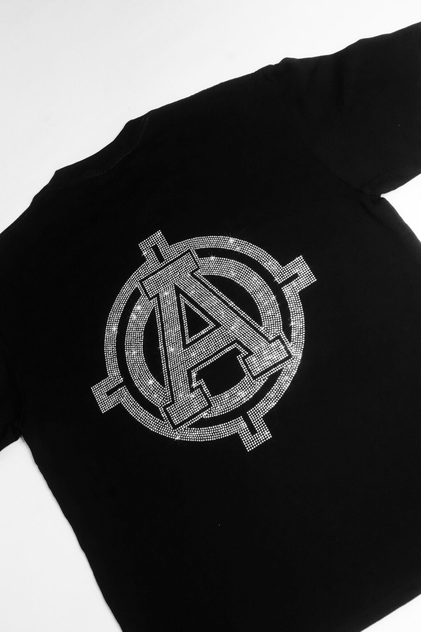 Platinum Rhinestone Automatik Shirt